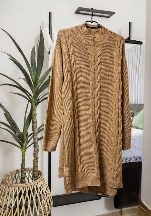 Вязанное теплое вязаное платье Missguided, р. S/M