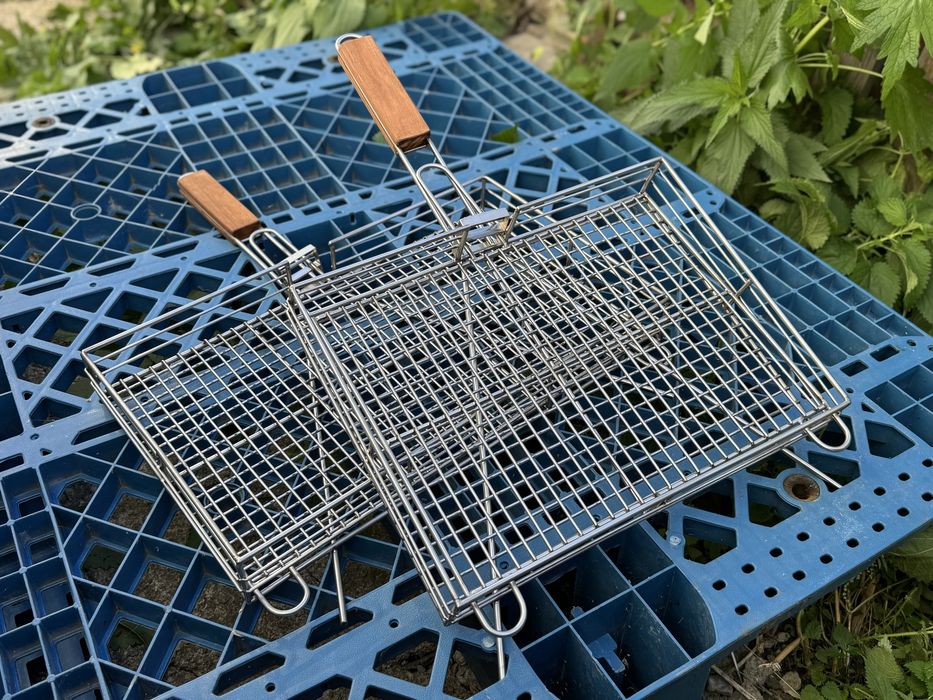 Барбекю сітка решітка 30х40х5/решетка сетка для гриля/ручна робота bbq