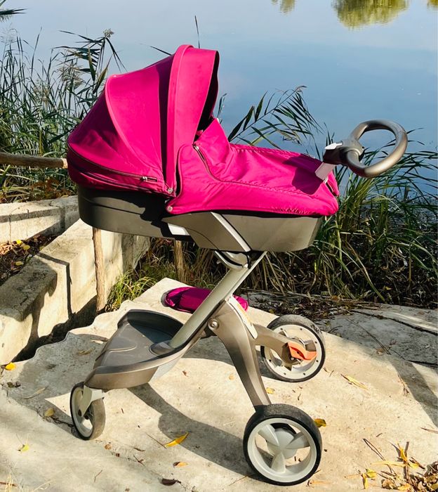 Stokke коляска 3 в 1 зі всіма чохлами та аксесуарами