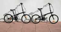 Vendo 2 bicicletas dobráveis BTWIN - usadas em bom estado