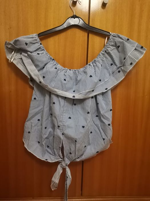 Blusa com Folho Cai Cai