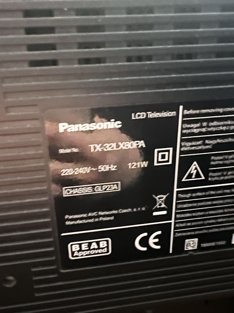 Telewizor Panasonic Viera 32" TX-32LX80PA