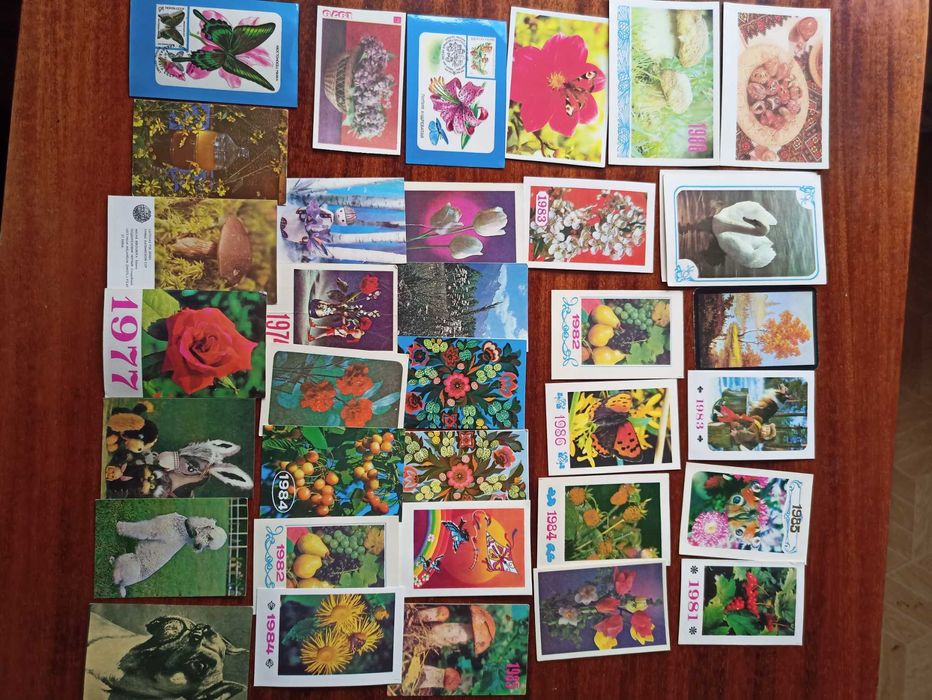 Календари СССР карманные.