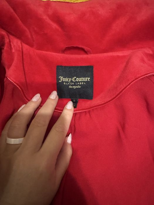 велюрова пухова куртка Juicy Couture