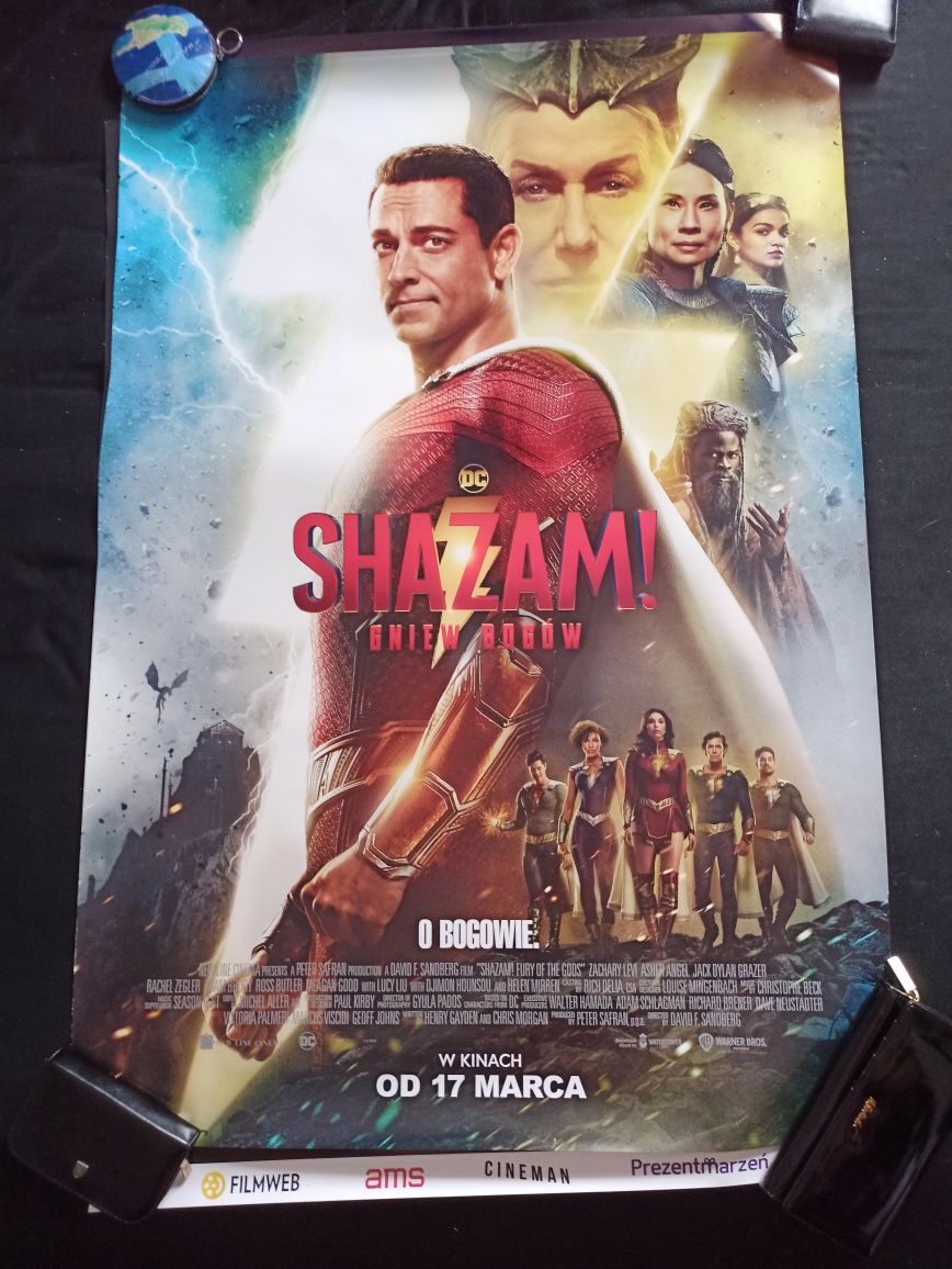 Plakat kinowy z filmu "Shazam!"