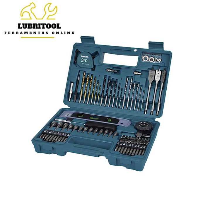 MAKITA Mala 102 Acessórios Brocas Bits Fita Métrica E-10730 | NOVAS