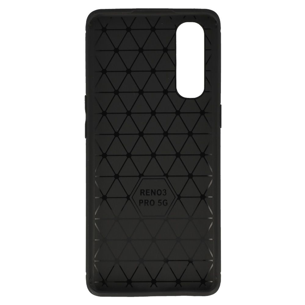 Back Case Carbon Do Oppo Reno3 Pro 5G Czarny