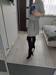 Sukienka s by o la La krótka szara