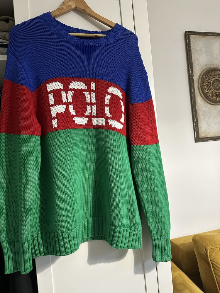 Polo ralph lauren 38 m sweter stan idealny okazja
