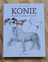 Książka Konie- rysunek i techniki mieszane.