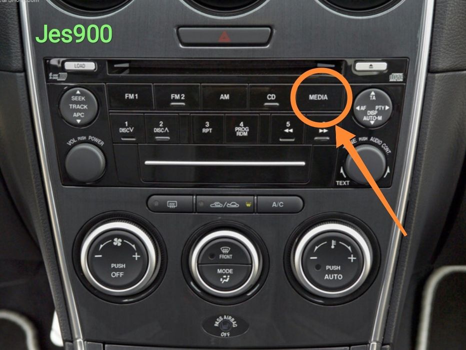 AUX / Bluetooth 5.0 для Mazda 2 3 5 6  CX7 MX 5 Мазда Аукс Блютуз