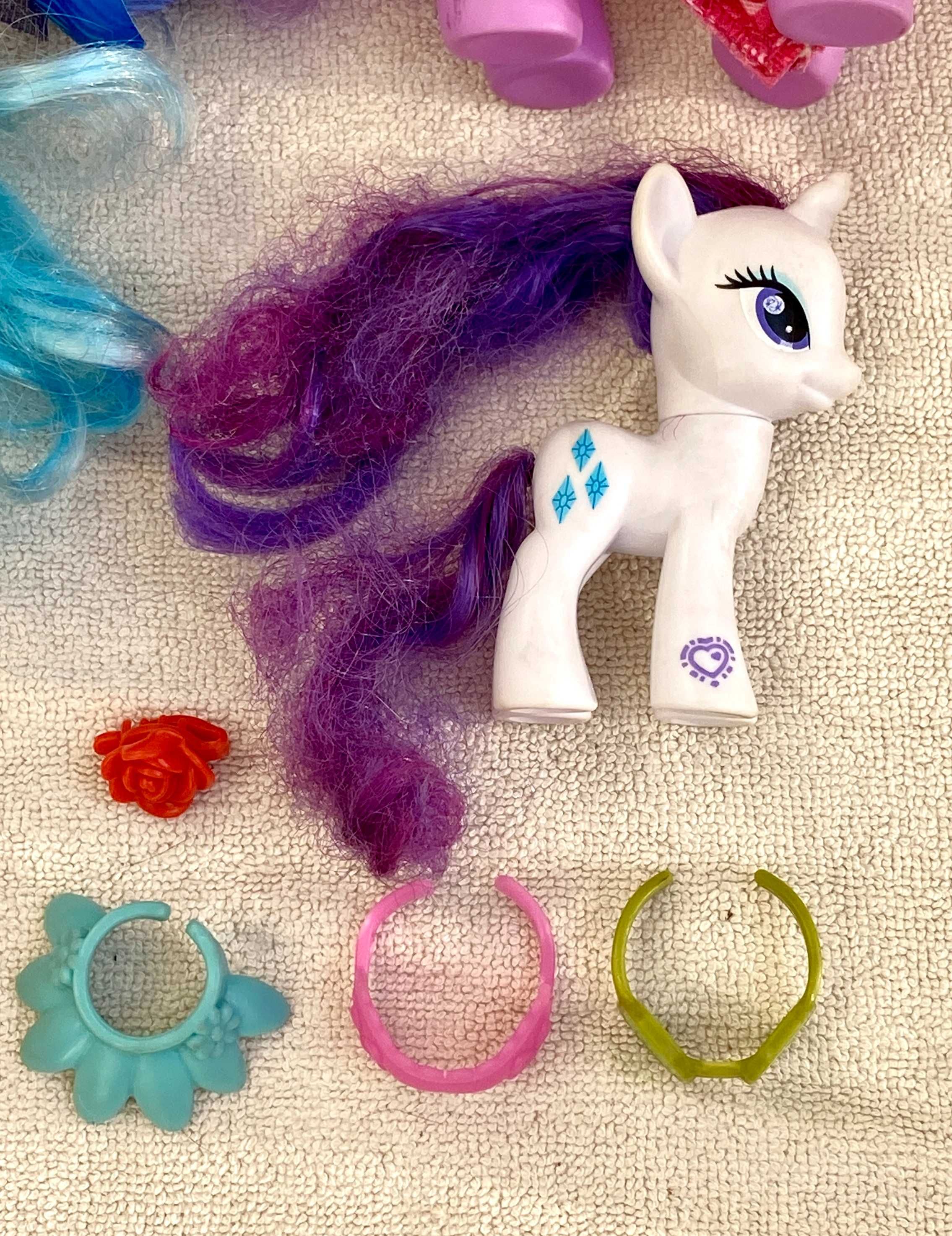 Kucyki figurki My Little Pony zest4 +akcesoria Rainbow Dash Rarity