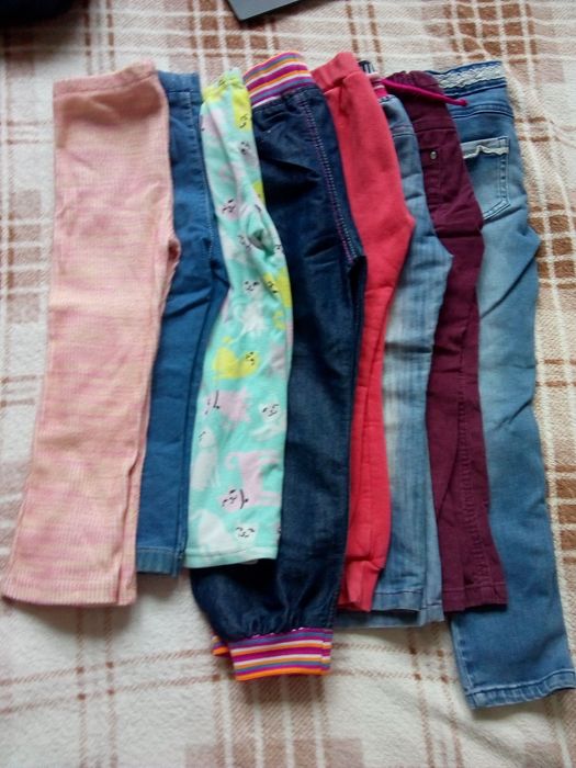 Штани джинси теплі дівчатам 2-3-4-5-6 років