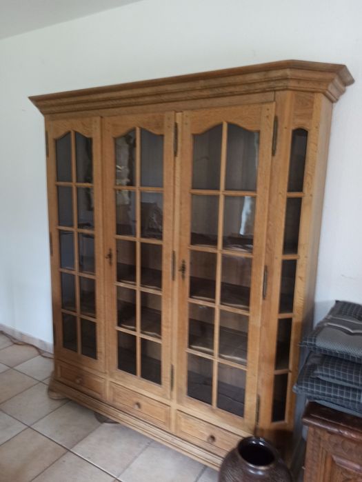 Biblioteczka z drzewa  debowa
