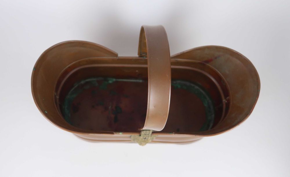 Cesta Floreira em cobre