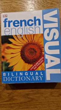 Francusko-Angielski słownik wizualny w idealnym stanie