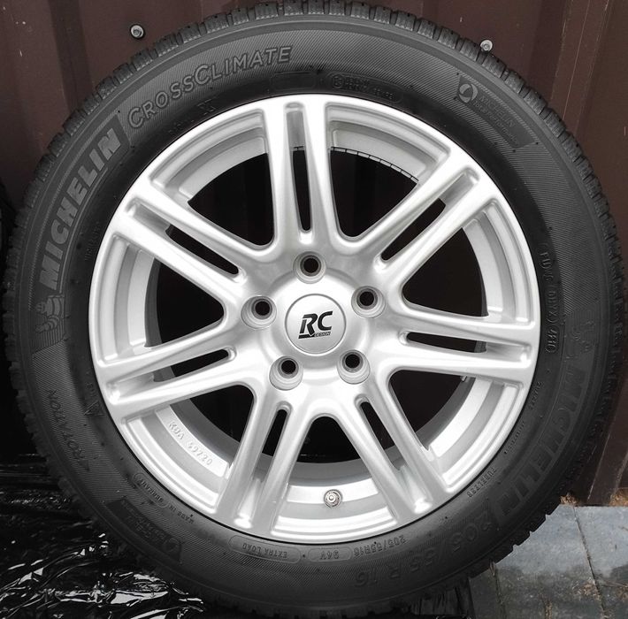 PIĘKNE felgi aluminiowe BROCK 16 5 x 114,3  +opony MICHELIN całoroczne