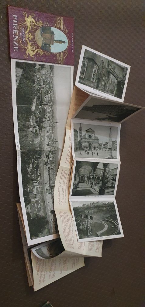 Lote postais antigos 1940/50 Pompeia, Roma, Florença, Genova