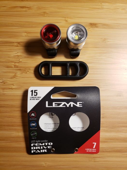 Ліхтарі Lezyne Femto Drive Pair (велофари)