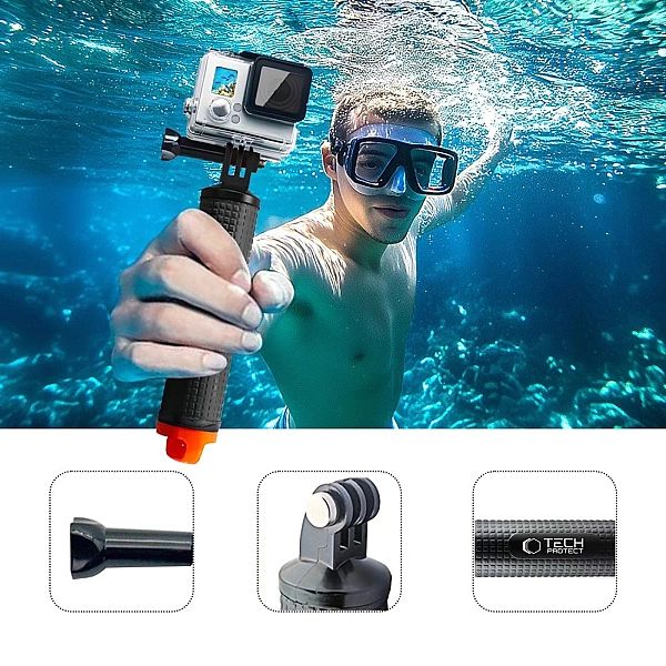 Uchwyt / bojka wypornościowa Tech-Protect GA100 Hand Grip do GoPro / D
