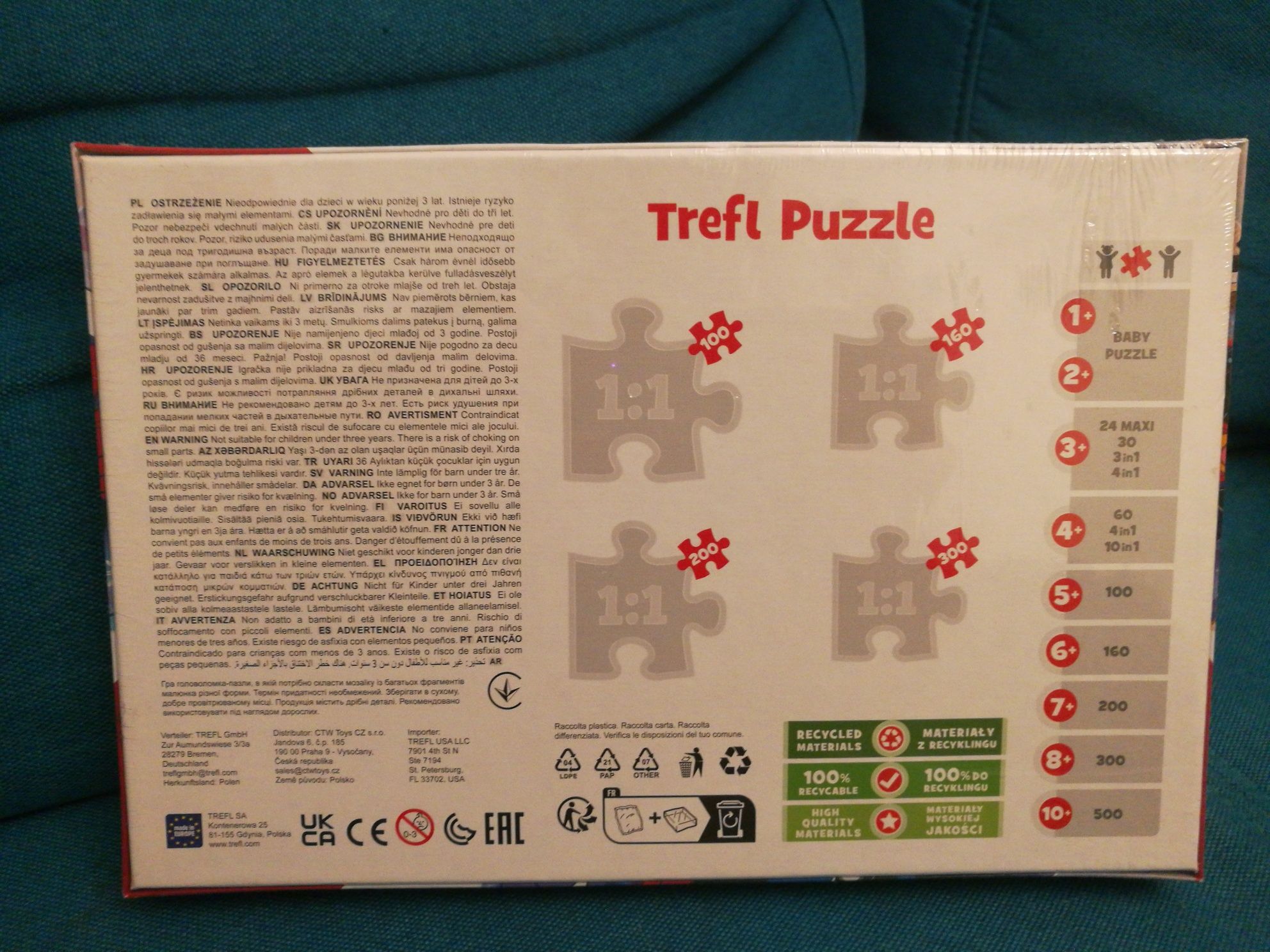 Trefl Puzzle 100el. W świecie Disney jest wesoło, nr 16462