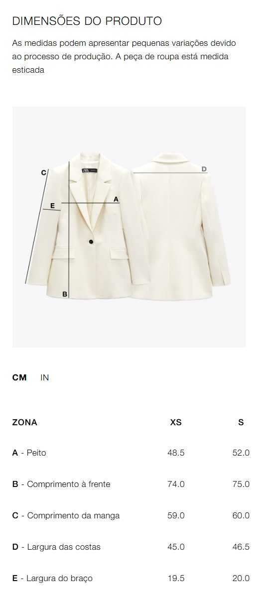 Blazer Zara Oversize com ombreiras - preto  NOVO COM ETIQUETA