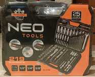 Zestaw kluczy 1/2" 3/8" 1/4" 219 szt Neo Tools 10-076