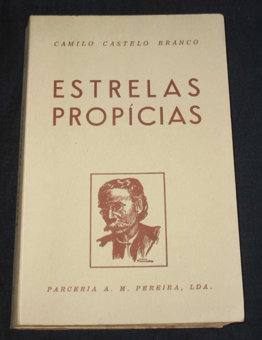 Livro Estrelas Propícias Camilo Castelo Branco 1971