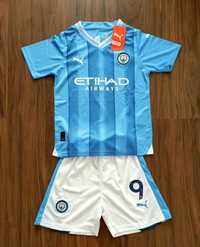 Conjunto criança equipamento Manchester City - Halland