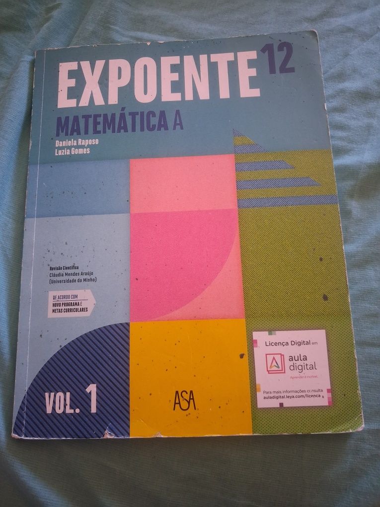 Expoente 12 ano Mat. A - LEYA