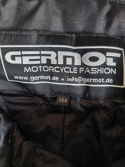 Spodnie na motor rozmiar 164