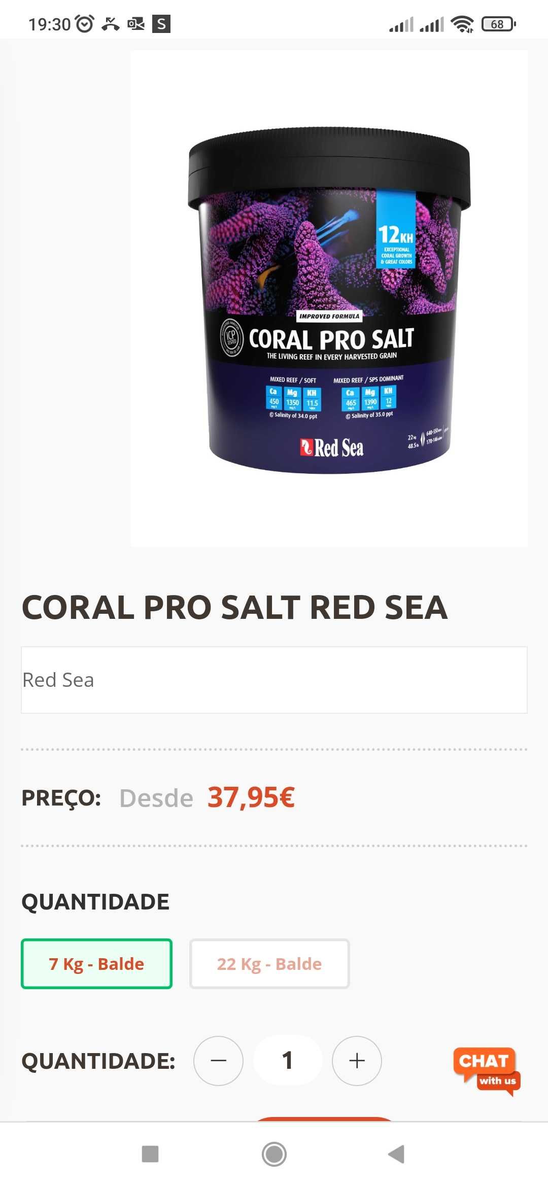 Coral pro Salt 7kg