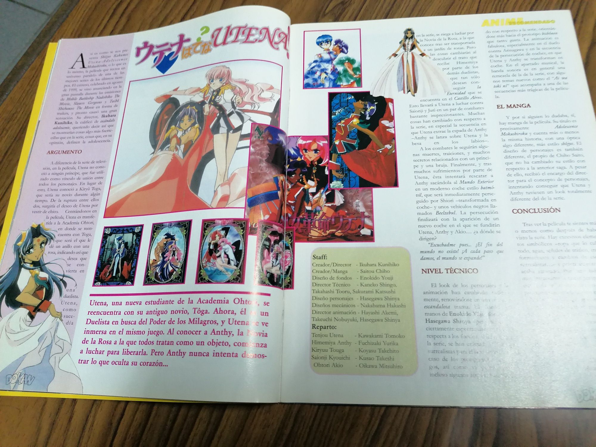 Revista Dokan N°27 Tenku no Escaflowne the movie