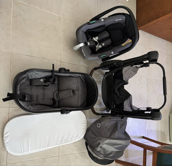 Carrinho bebe MAXI-COSI Zelia S Trio - Cinzento