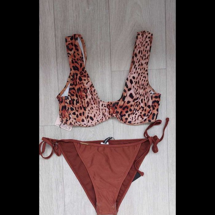 Новий леопардовий жіночий  купальник, розмір 36/S