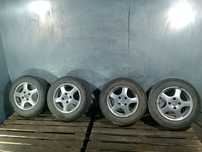 FELGI ALUMINIOWE BORBET 14 4x100 ET38 KOMPLET Z OPONAMI DAYTON 185/65R14