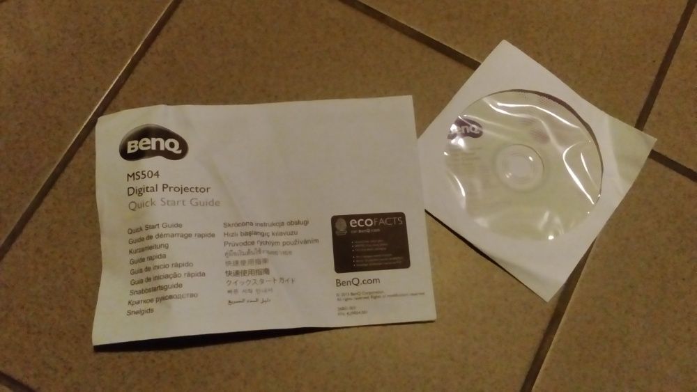 Instrukcja obsługi projektora Benq MS504