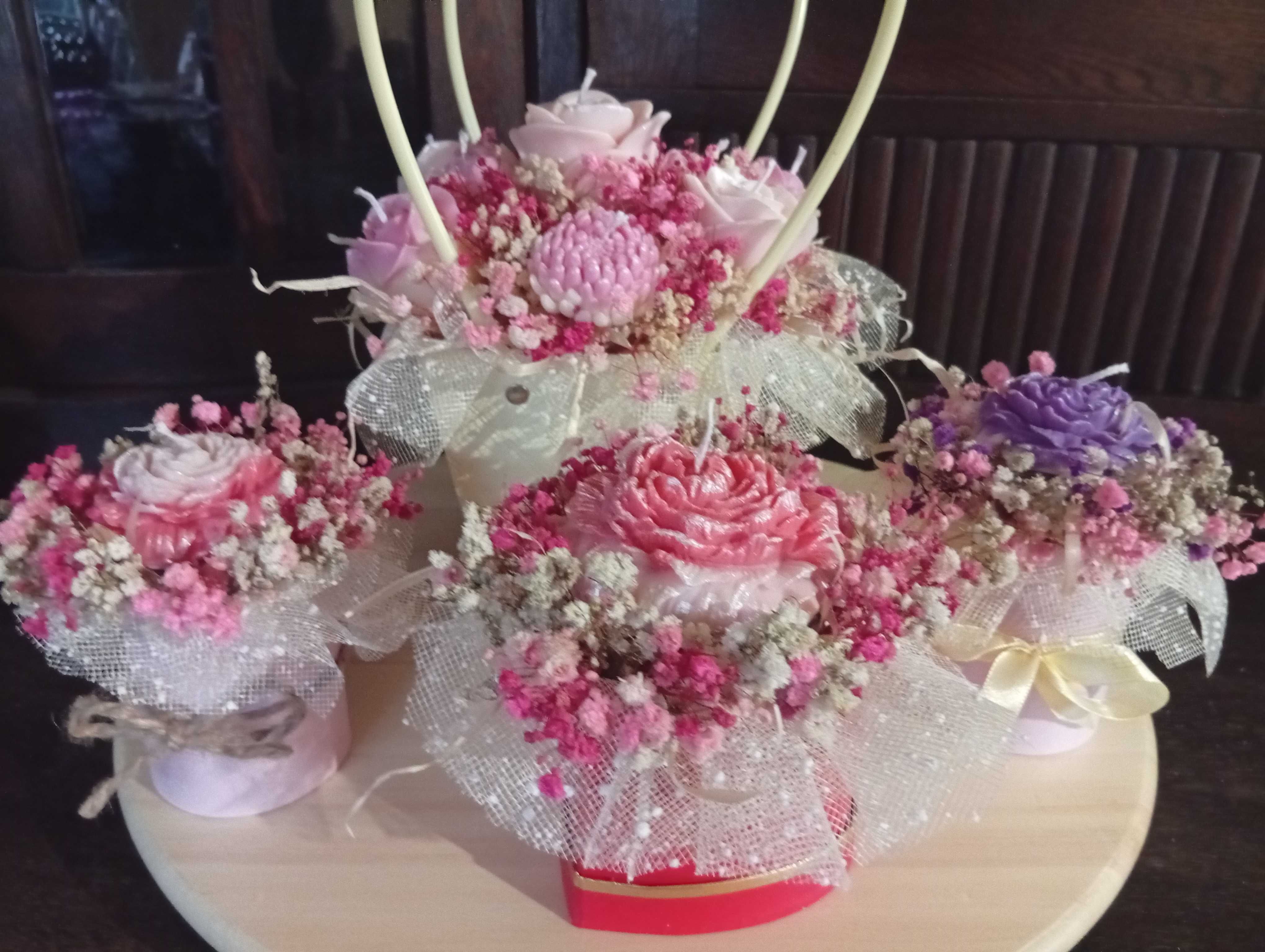Flower boxy ze świec sojowych