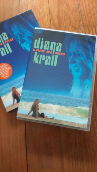 DVD Diana Krall "Live in Rio" - novo