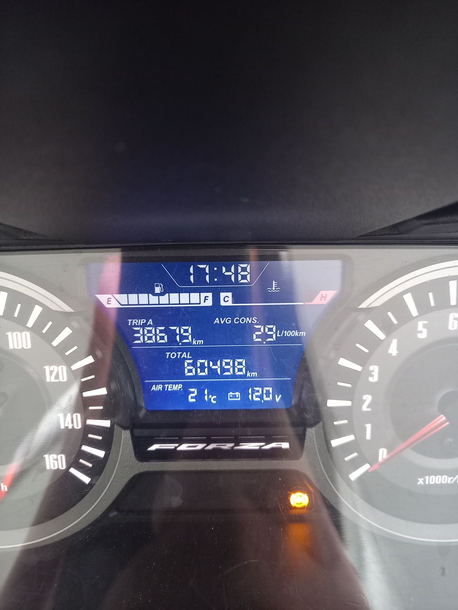 Honda Forza 125 ano 2018, modelo 2019