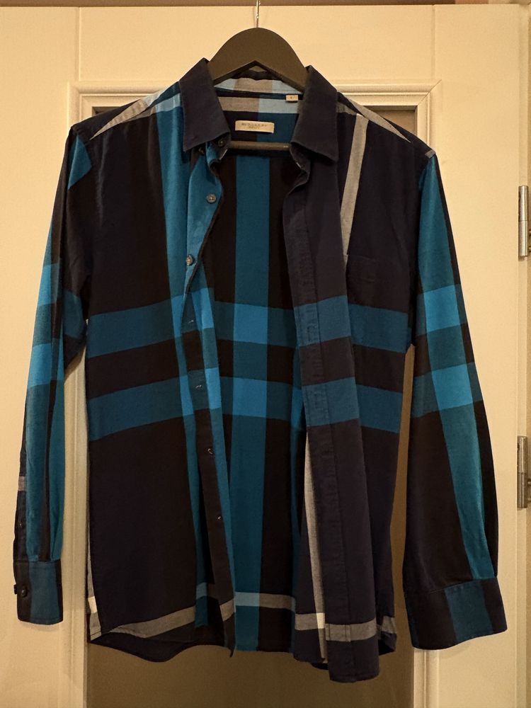 Рубашка мужская в клетку «Burberry” оригинал размер L