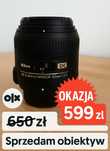 Nikon AF-S DX Micro NIKKOR 40mm f/2.8G – Stan 4+