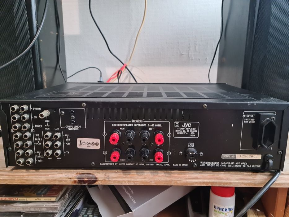 Підсилювач JVC AX-R551 BK