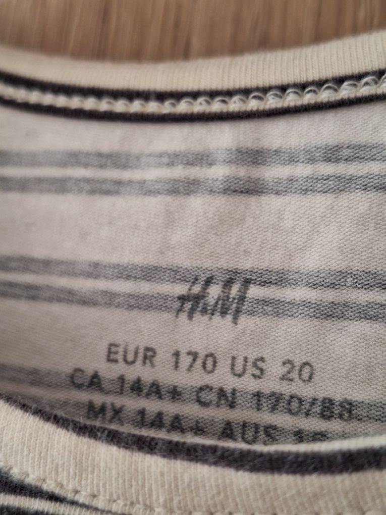 H&M t-shirt w paski