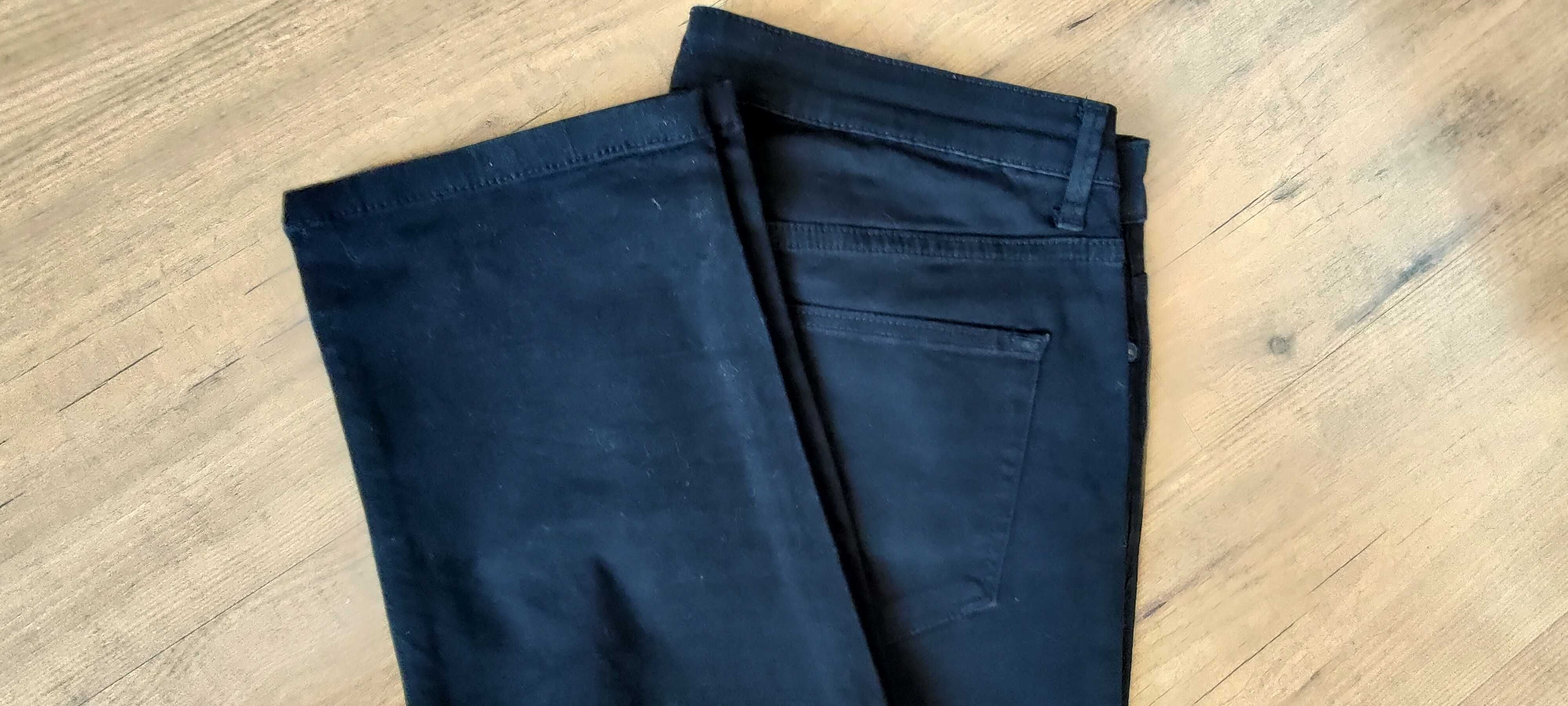 Jeansy spodnie damskie slim fit, wąskie, R. 46, b. długie
