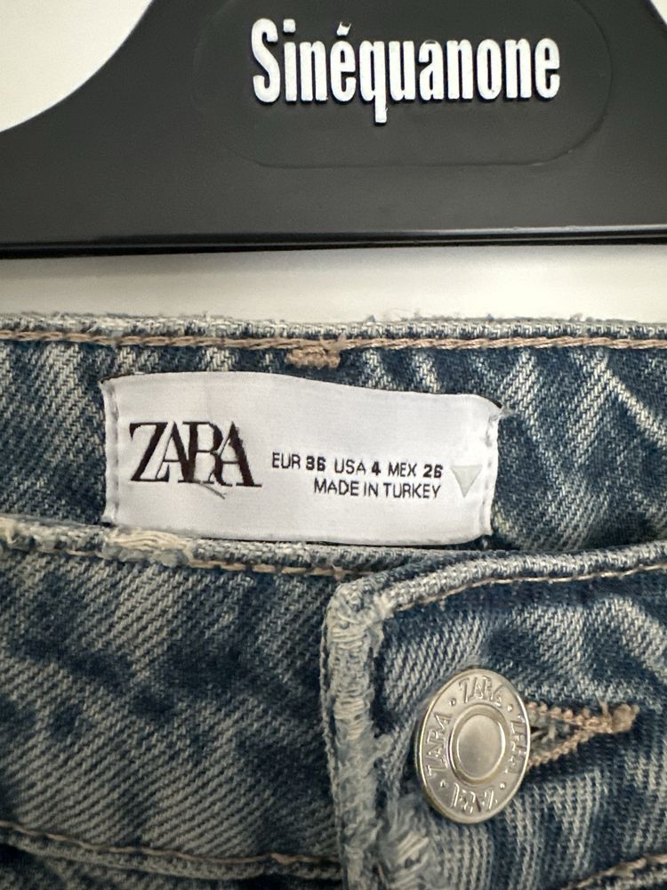 Джинси zara прямого крою