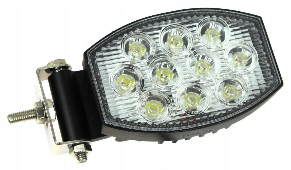 Lampa Robocza 10 Led 30W 12/24V Boczny Uchwyt