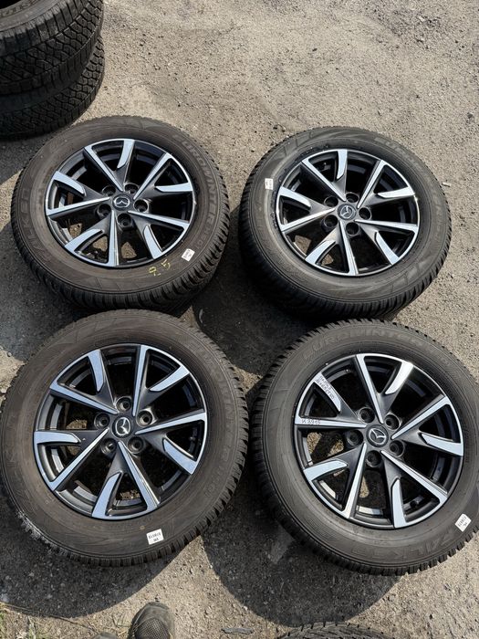 Komplet kół zimowych 5x114,3 Mazda 215/60/16 Falken 7,7mm