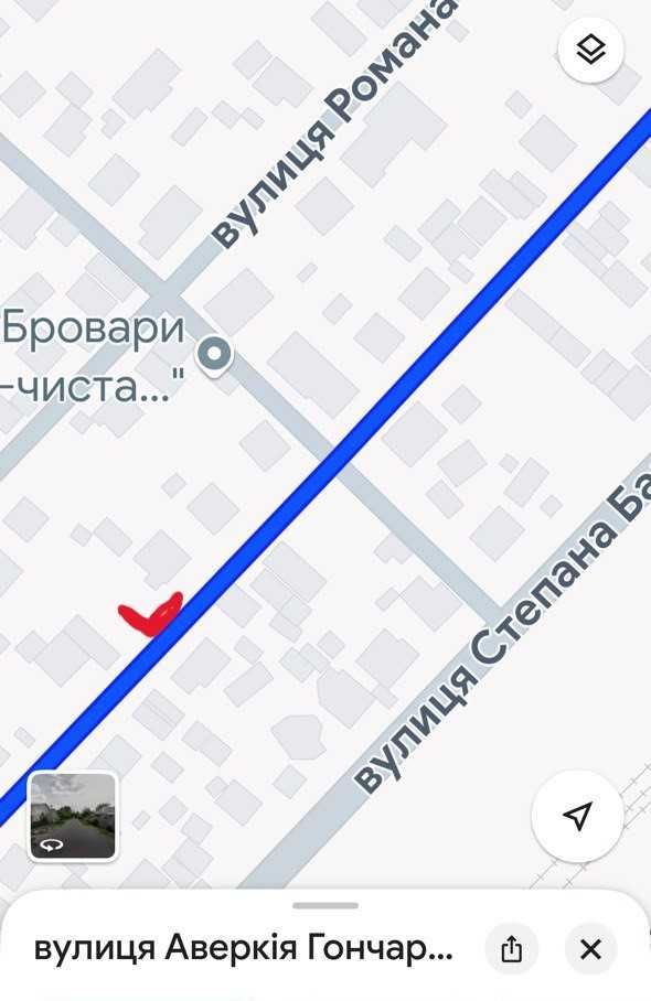 Продам ділянку під забудову, Масив, Бровари.