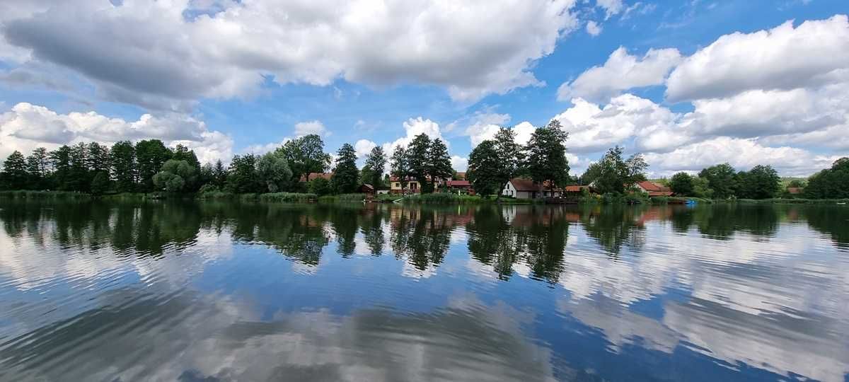 MAZURY dom bezp nad jeziorem 220m2 do 24os plaża las ognisko 2.08-9.08